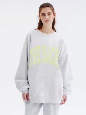 The Bar XXL Neon Green & Grey Sweatshirt
